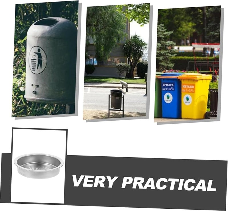 Outdoor Ashtray Trash Can with Recycling Signage for Easy Garbage Sorting Patio Use - Image 5